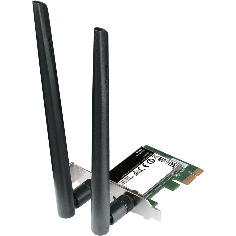 D-Link DWA-582 IEEE 802.11ac - Wi-Fi Adapter for Desktop Computer - PCI Express - 1.17 Gbit/s - 2.40 GHz ISM - 5 GHz UNII - Internal D-Link DWA-582 IEEE 802.11ac - Wi-Fi Adapter for Desktop Computer - PCI Express - 1.17 Gbit/s - 2.40 GHz ISM - 5 GHz UNII - Internal