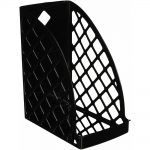 Deflecto 079916349046 Jumbo Magazine File Holder - Black