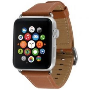End-Scene 5031300092209 1.5-inch Band for Apple Watch - Leather Camel