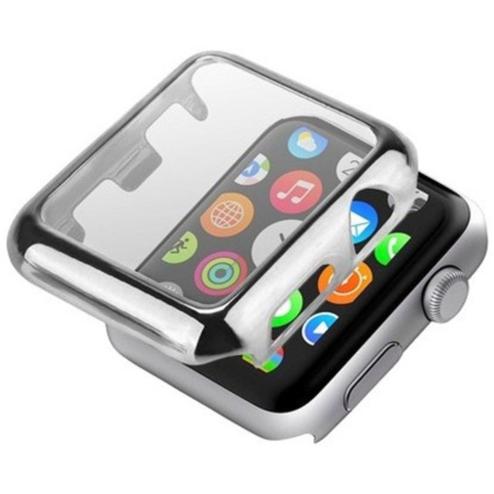 End Scene 5031300092902 Bumper and Screen Protector for 1.7-inch Apple Watch - Silver End Scene 5031300092902 Bumper and Screen Protector for 1.7-inch Apple Watch - Silver