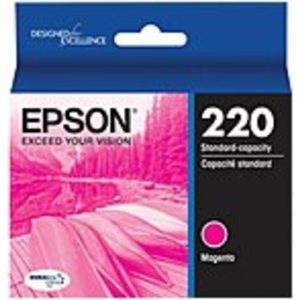 Epson DURABrite Ultra Ink T220 Ink Cartridge - Magenta - Inkjet - Standard Yield - 1 Each
