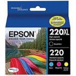 Epson T220XL-BCS DuraBrite 220/220XL High-Capacity Ink Cartridge - 4-Pack - Cyan