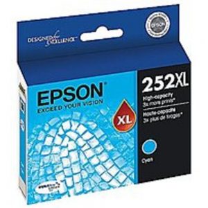 Epson T252220-S 252 DURABrite Ultra Ink Cartridge - 300 Pages - Cyan