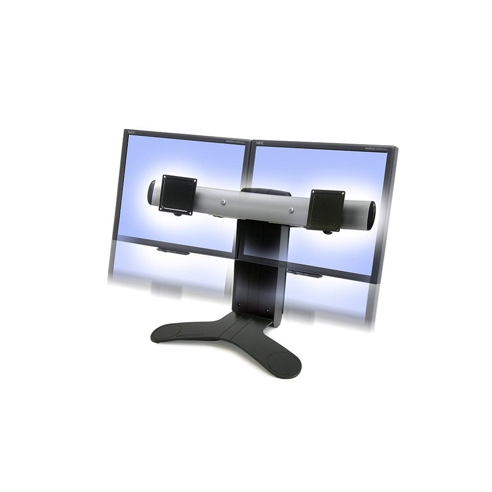 Ergotron LX Dual Display Lift Stand Up To 24 Display Black 33-299-195 Ergotron LX Dual Display Lift Stand Up To 24 Display Black 33-299-195