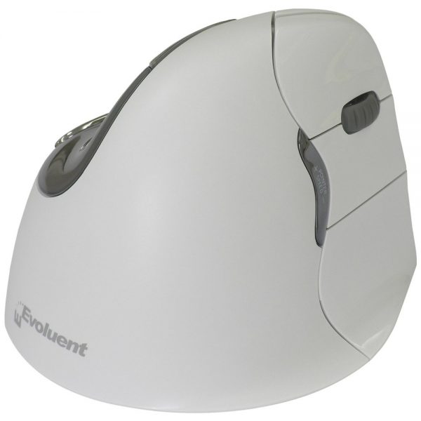 Evoluent Vertical 4 Right Handed Wireless Mouse White VM4RB