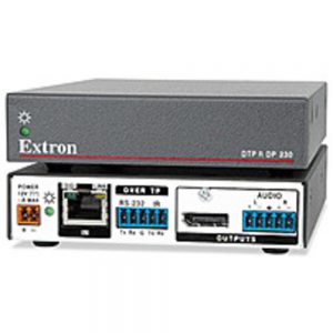 Extron 60-1076-13 R DP 4K 230 DTP Receiver for Display Port - Black