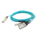 Generic 100G Base QSFP28 To 4x 25G SFP28 + Active Optical Cable 7M QSFP28G-4x25G-AOC-7M-INT
