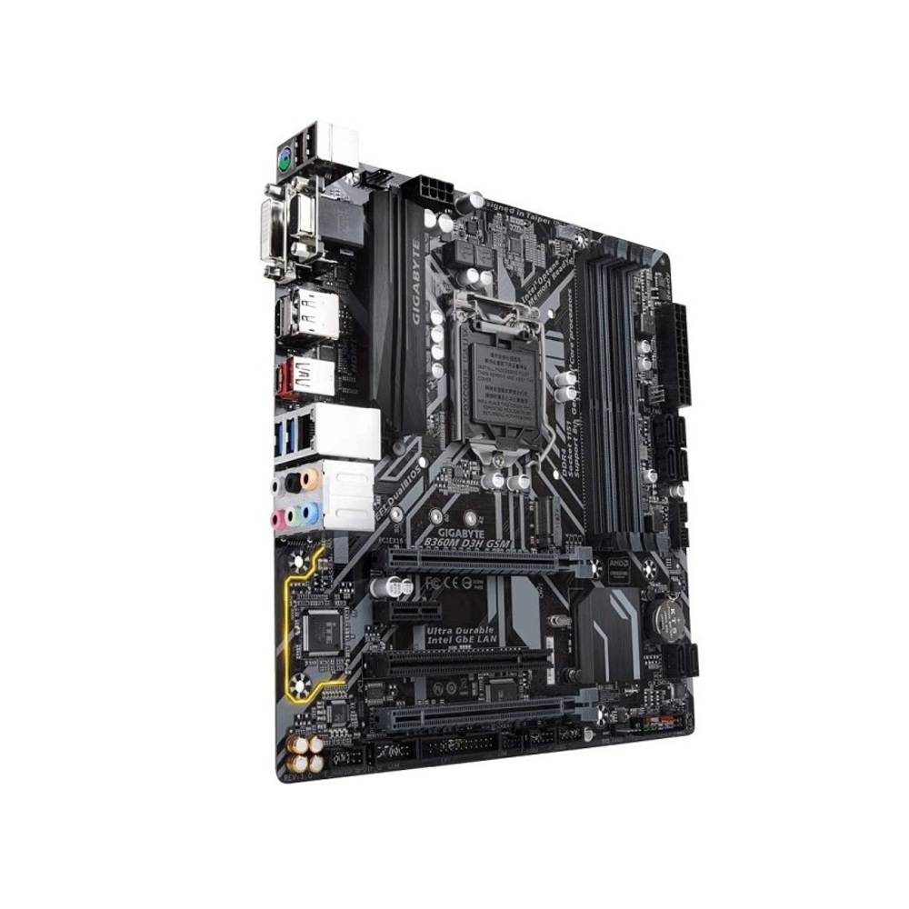 Gigabyte Intel B360 Chipset DDR4 LGA1151 Micro ATX Motherboard Only B360M-D3H-GSM Gigabyte Intel B360 Chipset DDR4 LGA1151 Micro ATX Motherboard Only B360M-D3H-GSM