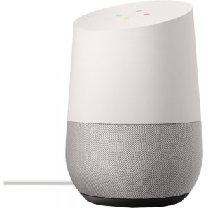 Google Home Speaker System - White Slate - Crystal Sound - Wireless LAN