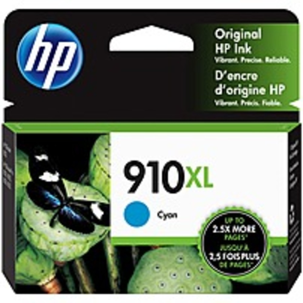 HP 910XL (3YL62AN) Ink Cartridge - Cyan - Inkjet - High Yield - 825 Pages - 1 Each HP 910XL (3YL62AN) Ink Cartridge - Cyan - Inkjet - High Yield - 825 Pages - 1 Each