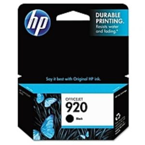 HP CD971AN140 No. 920 Black Print Ink Cartridge for HP Officejet 6500 Series Printers - 420 Pages Yield