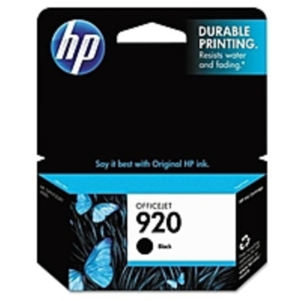 HP CD971AN140 No. 920 Black Print Ink Cartridge for HP Officejet 6500 Series Printers - 420 Pages Yield HP CD971AN140 No. 920 Black Print Ink Cartridge for HP Officejet 6500 Series Printers - 420 Pages Yield