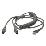 Honeywell CBL-720-300-C00 9.84 Feet Keyboard Wedge Coiled Cable - PS/2 - Black