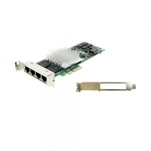 Intel PRO/1000 PT Quad Port LP Server Adapter PCI Express x4 RJ45 10/100/1000Base-T EXPI9404PTL