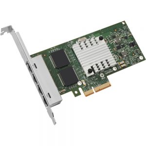 Intel(R) E1G44HT I340-T4 Ethernet Server Adapter - PCI Express - 4 Port - 10/100/1000Base-T - Internal - Low-profile