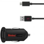 Just Wireless 705954030287 Mobile Phone Dual USB Car Charger - Black