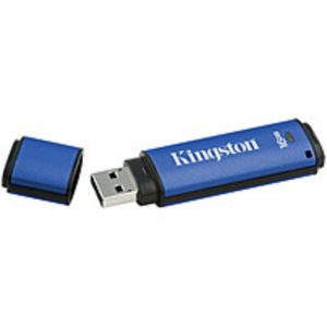 Kingston DataTraveler Vault Privacy 3.0 - 16 GB - USB 3.0 - 165 MB/s Read Speed - 22 MB/s Write Speed