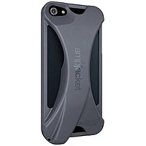 Kubxlab AmpJacket AMPIPH5GYPCR Acoustic Amplifier Case for Apple iPhone 5 - Grey
