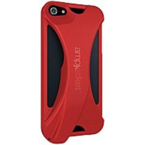 Kubxlab AmpJacket AMPIPH5RDPCR Hardshell Case for Apple iPhone 5 - Red