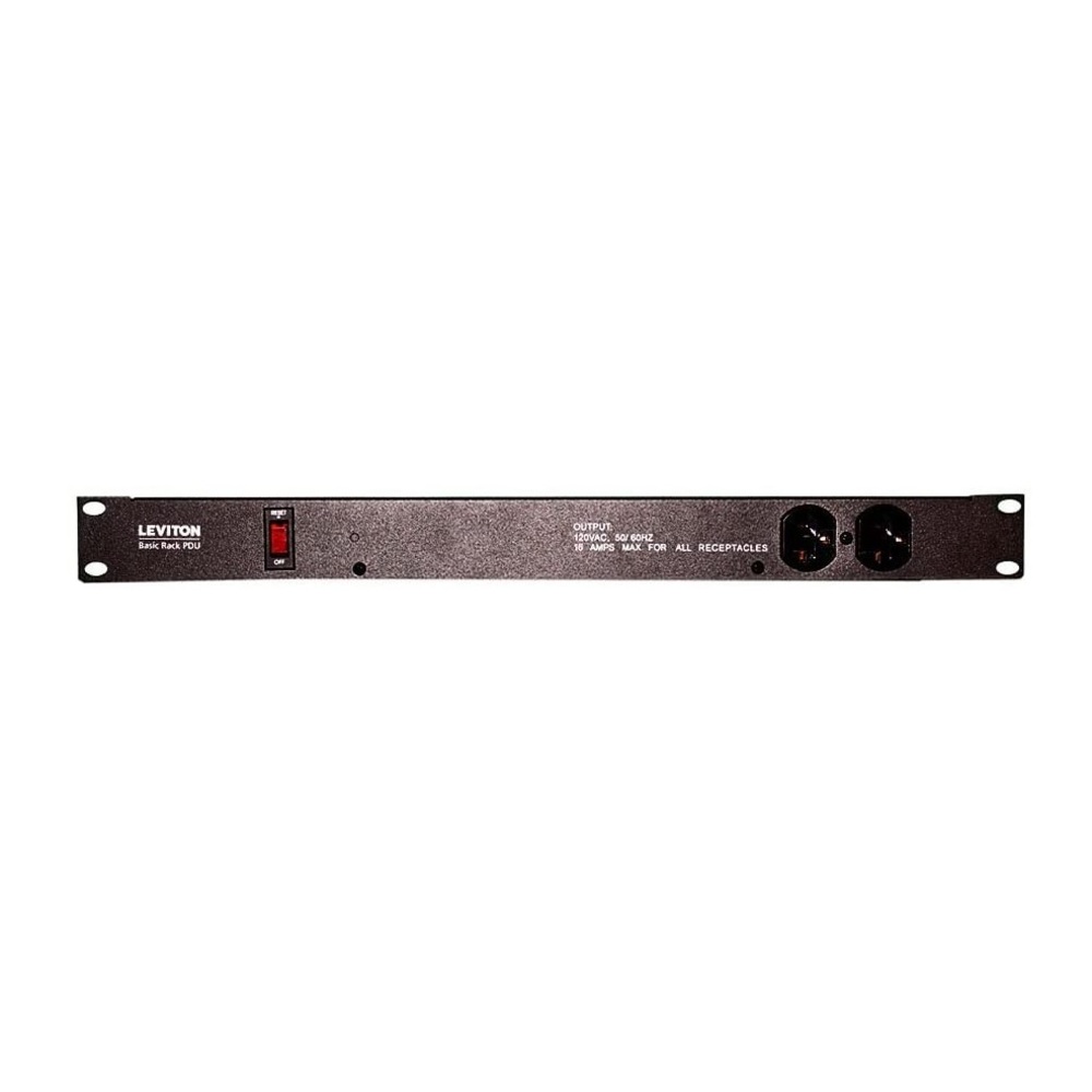 Leviton 5500-192 120V 20A 12xOut L5-20P Rack Mount Basic PDU 5500-192 Leviton 5500-192 120V 20A 12xOut L5-20P Rack Mount Basic PDU 5500-192