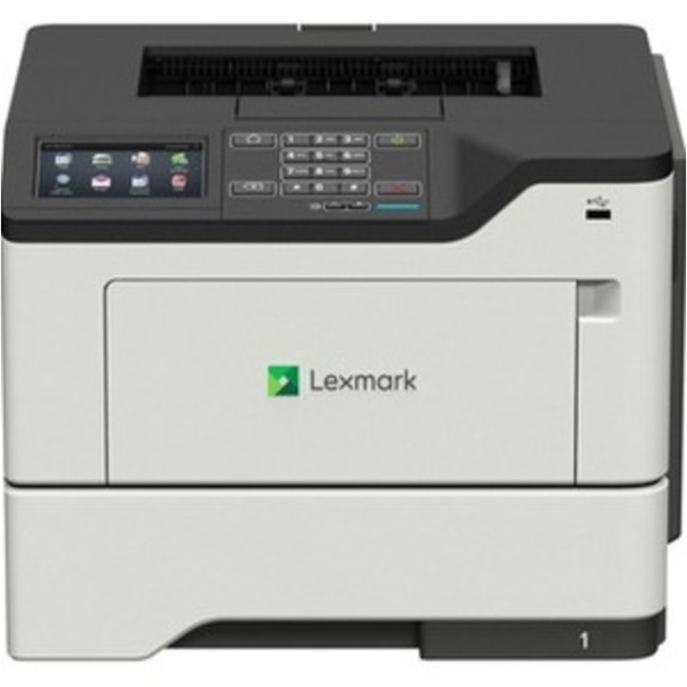 Lexmark MS620 MS622de Laser Printer - Monochrome - 50 ppm Mono - 1200 x 1200 dpi Print - Automatic Duplex Print - 650 Sheets Input Lexmark MS620 MS622de Laser Printer - Monochrome - 50 ppm Mono - 1200 x 1200 dpi Print - Automatic Duplex Print - 650 Sheets Input