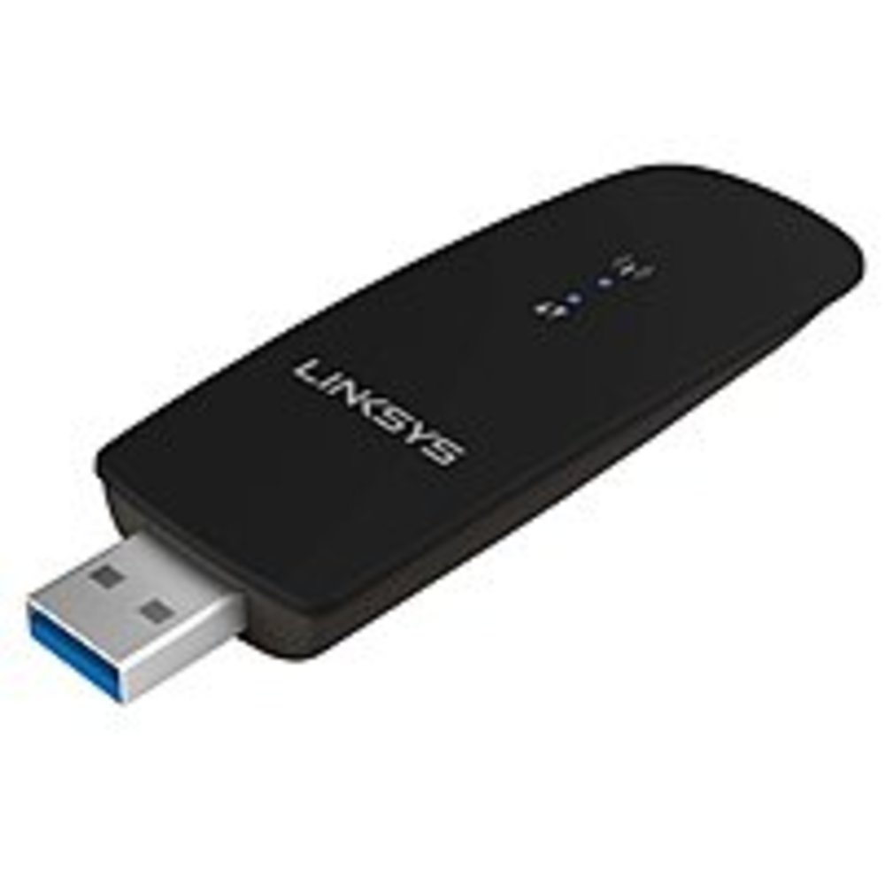 Linksys WUSB6300 Dual-Band AC1200 Wireless Network Adapter - SuperSpeed USB 3.0 - 867 Mbps Linksys WUSB6300 Dual-Band AC1200 Wireless Network Adapter - SuperSpeed USB 3.0 - 867 Mbps