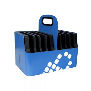 Lockncharge 8-Slot Carry Basket Blue SUB7012