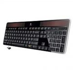 Logitech 920-002912 K750 Wireless Solar Keyboard - 2.4 GHz - USB - Black