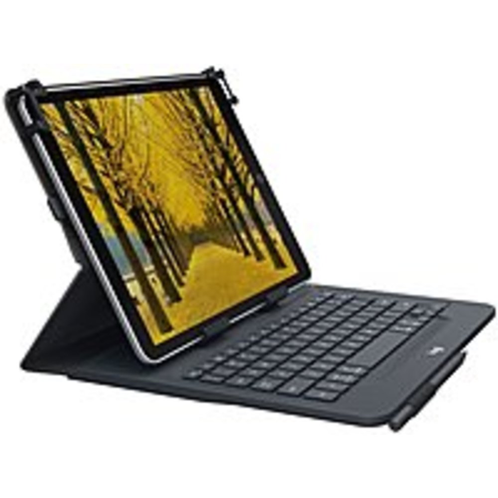 Logitech Universal Folio Keyboard/Cover Case (Folio) for 10.5 iPad 2 - Spill Resistant Shell Logitech Universal Folio Keyboard/Cover Case (Folio) for 10.5 iPad 2 - Spill Resistant Shell