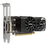 MSI GTX 1050 Ti 4GT LP GeForce GTX 1050 Ti Graphic Card - 4 GB GDDR5 - Low-profile - 1.29 GHz Core - 128 bit Bus Width - DisplayPort - HDMI - DVI