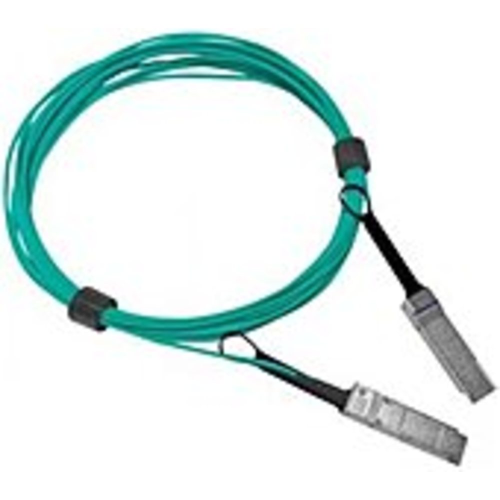 Mellanox 200Gb/s HDR QSFP56 Active Optical Cable - 32.81 ft Fiber Optic Network Cable for Network Device - First End: 1 x QSFP56 Male Network - Second End: 1 x QSFP56 Male Network - 200 Gbit/s - Black Mellanox 200Gb/s HDR QSFP56 Active Optical Cable - 32.81 ft Fiber Optic Network Cable for Network Device - First End: 1 x QSFP56 Male Network - Second End: 1 x QSFP56 Male Network - 200 Gbit/s - Black