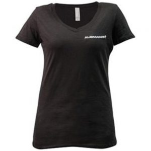 Mobile Edge AWSW1FL Alienware Women's Classic Font Logo T-Shirt - Large - Black