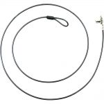 Noble Locks NS04T Scissor Lock with Barrel Key - Steel Cable