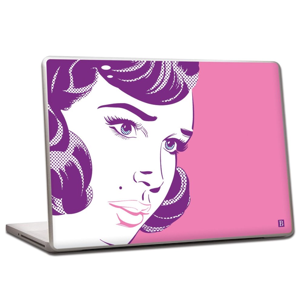 Pierre Belvedere 076530 Removable Skin for 15-inch Laptops - Pop Girl Pierre Belvedere 076530 Removable Skin for 15-inch Laptops - Pop Girl