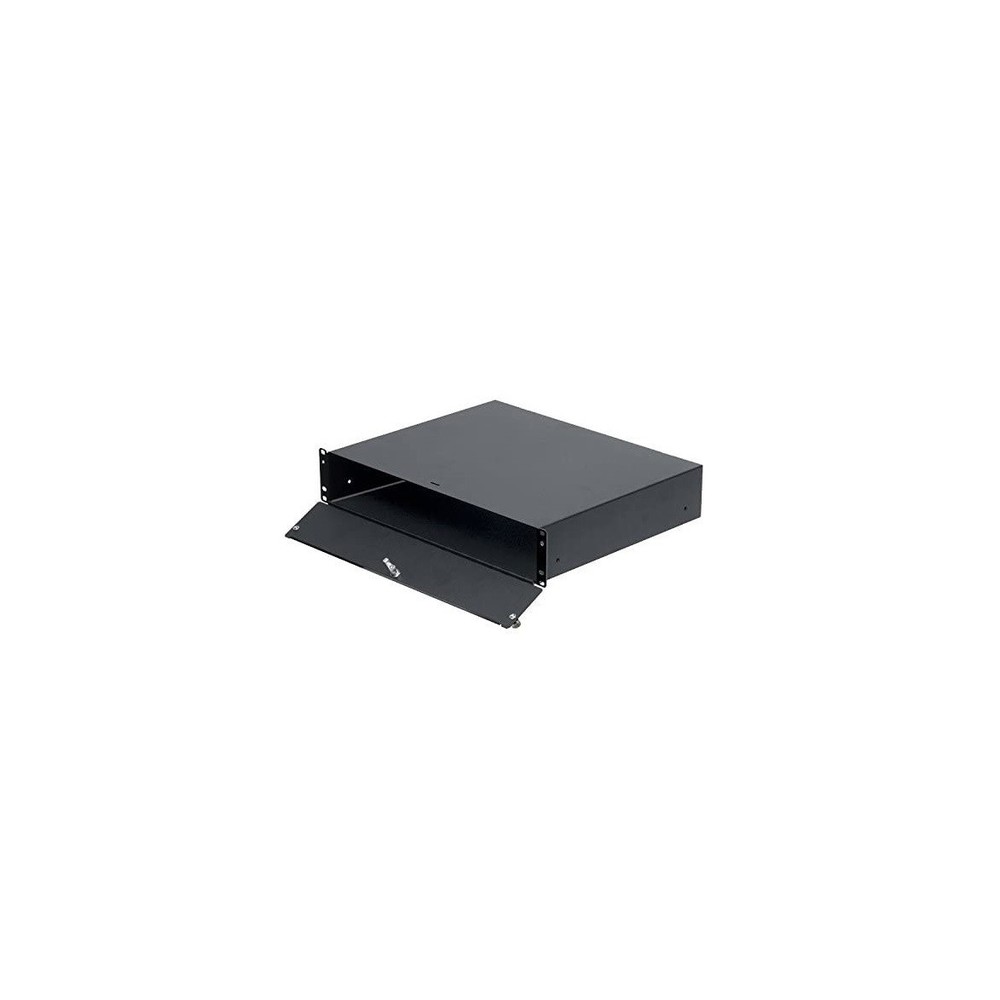 RackSolutions 2U Rack Lock Box Black 2UBOX-161 RackSolutions 2U Rack Lock Box Black 2UBOX-161