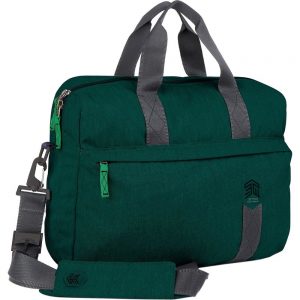 STM Goods Judge Messenger Bag - Fits Up To 15 Laptop - Botanical Green - Impact Resistant Interior - Polyester