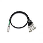 SUN Compatible X2125A-5M-N 40G QSFP+ To 4xSFP+ 5m Breakout Twinax Cable