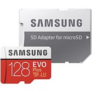 Samsung EVO Plus 128 GB microSDXC - Class 10/UHS-I (U3) - 100 MB/s Read - 90 MB/s Write