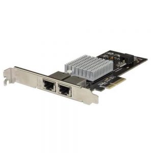StarTech ST10GPEXNDPI Dual-Port 5-Speed PCIe 10GBase-T/NBASE-T Ethernet Network Card with Intel X550 Chip