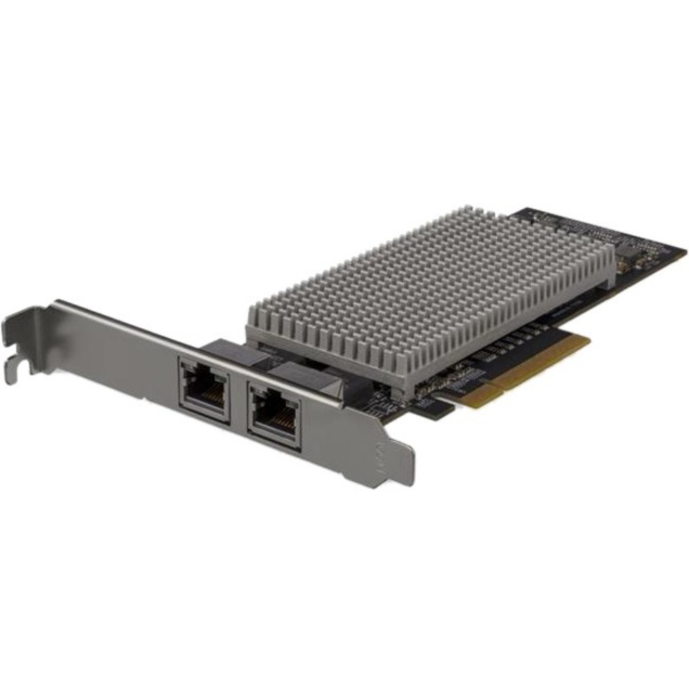 StarTech.com Dual-Port 10Gb PCIe Network Card with 10GBASE-T and NBASE-T - PCI Express 2.0 x8 - 2 Port(s) - 2 - Twisted Pair StarTech.com Dual-Port 10Gb PCIe Network Card with 10GBASE-T and NBASE-T - PCI Express 2.0 x8 - 2 Port(s) - 2 - Twisted Pair