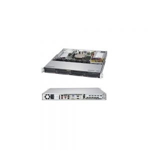 SuperMicro Barebone Systems w/Motherboard No CPU No HDD 0-RAM 1x P/S 1U Rack-mountable SYS-5019C-MHN2