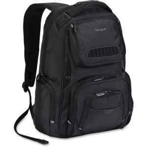 Targus Carrying Case for 16 Notebook - Black with Earphone Jack in strap - Nylon - Shoulder Strap - 18.3 Height x 12.6 Width x 6.1 Depth