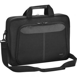 Targus Intellect TBT240US Carrying Case (Sleeve) for 15.6 Notebook - Black - Nylon - Shoulder Strap - 14.3 Height x 15.8 Width x 3.8 Depth