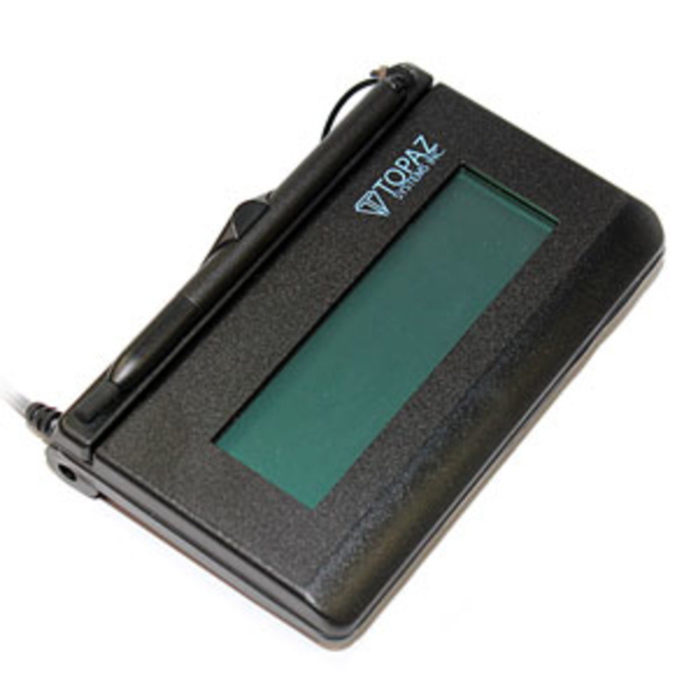 Topaz T-L462 Signature Gem LCD 1x5 Electronic Signature Pad T-L462-B-R Topaz T-L462 Signature Gem LCD 1x5 Electronic Signature Pad T-L462-B-R