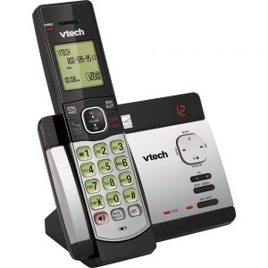 VTech CS5129 DECT 6.0 Phone Answering System with 1 Cordless Handsets - Silver