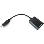 VisionTek 784090037275 DisplayPort Splitter - 1 x DisplayPort to 2 x Female DisplayPort - Black