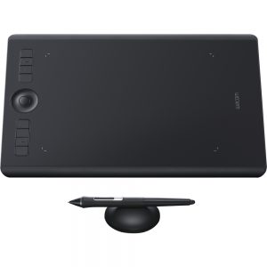 Wacom Intuos Pro - Medium - Graphics Tablet - 8.82 x 5.83 - 5080 lpi - Touchscreen - Multi-touch Screen Wired/Wireless - Bluetooth/Wi-Fi - 8192 Pressure Level - Pen - PC