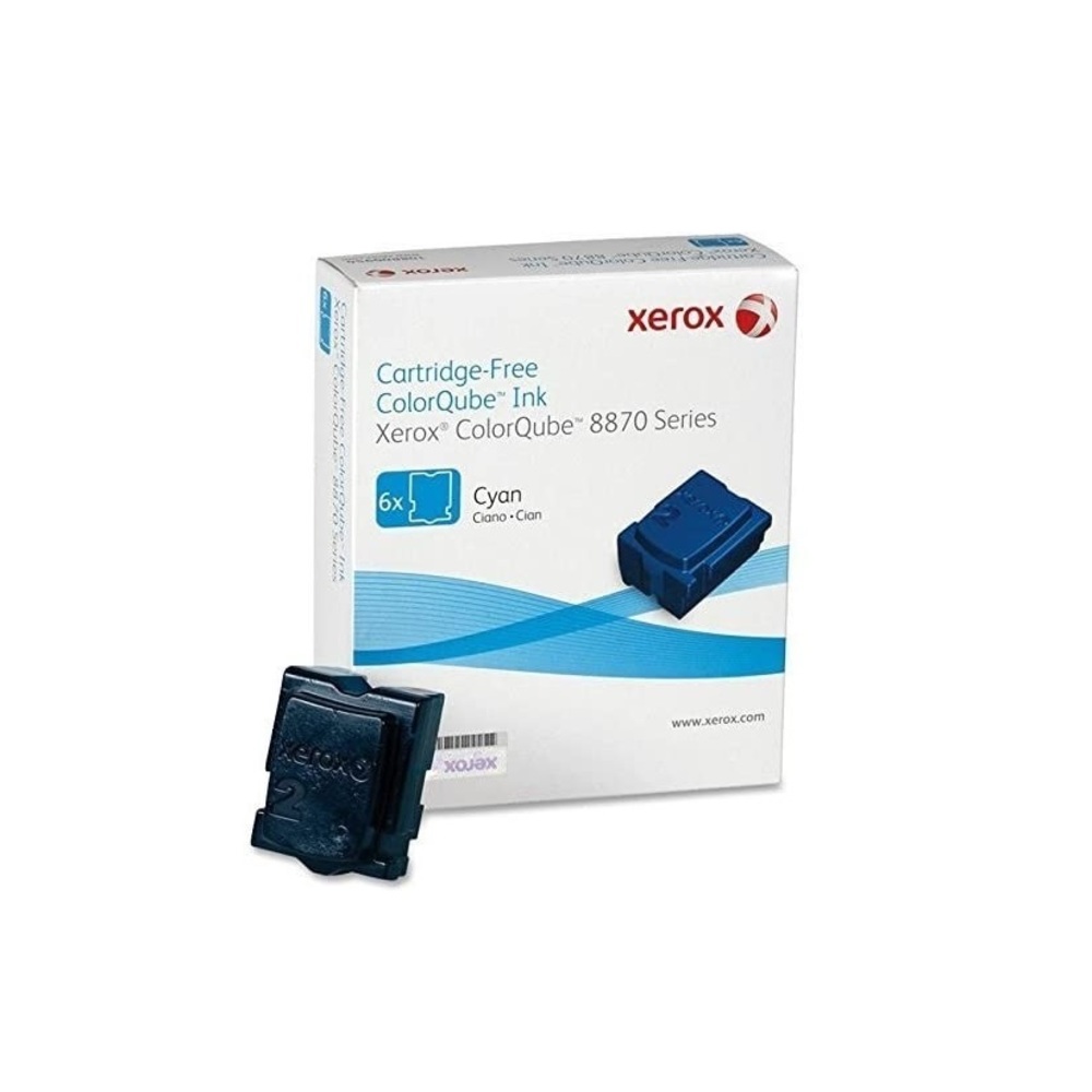 Xerox Colorqube 8870 Solid Ink Stick Cyan 6 Sticks 6-Pack 108R00950 Xerox Colorqube 8870 Solid Ink Stick Cyan 6 Sticks 6-Pack 108R00950