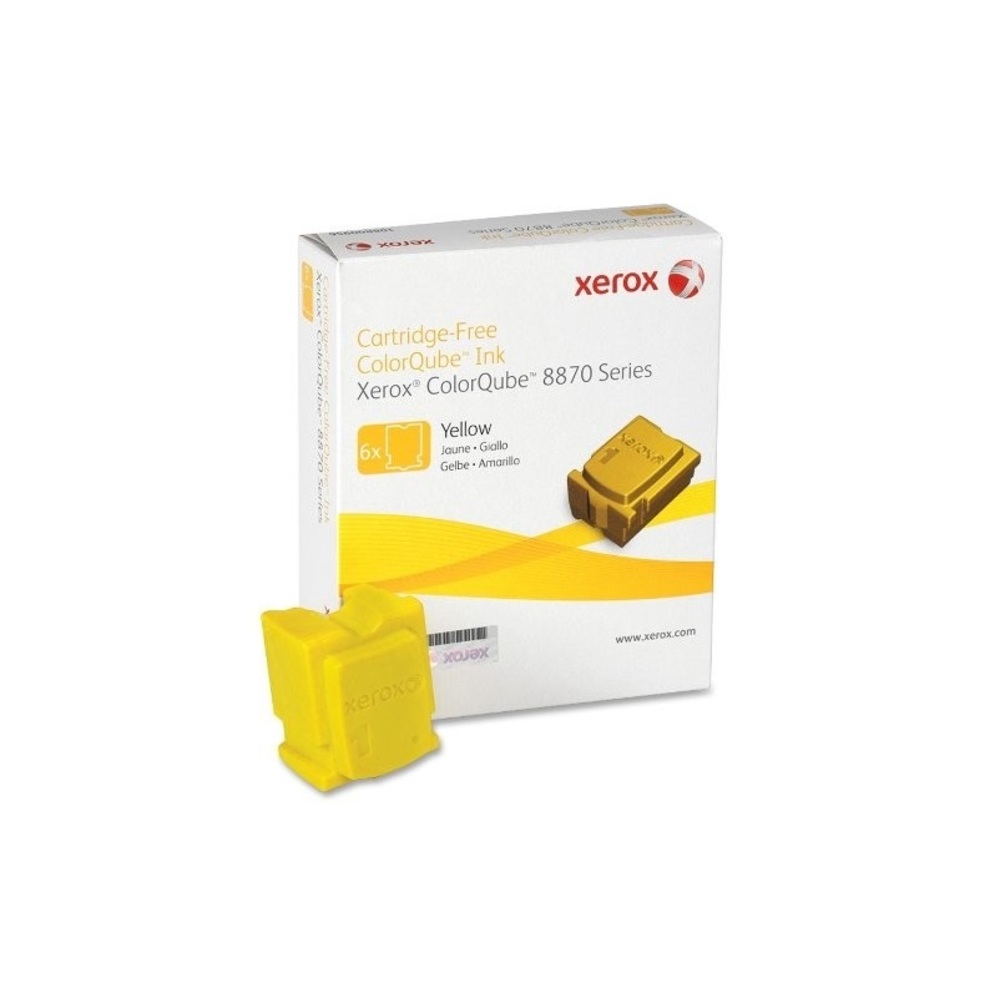 Xerox Genuine Yellow Solid Ink 6 Sticks For Xerox 8870 8880 Series 108R00952 Xerox Genuine Yellow Solid Ink 6 Sticks For Xerox 8870 8880 Series 108R00952