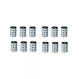 Zebra 4.33 X 244' Black Resin Ribbon 12-Pack 74943